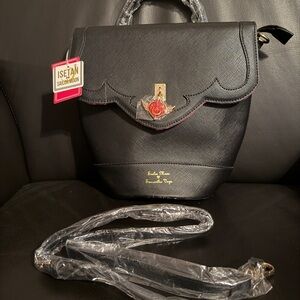 Samantha Thavasa Black Backpack with Sleek Design